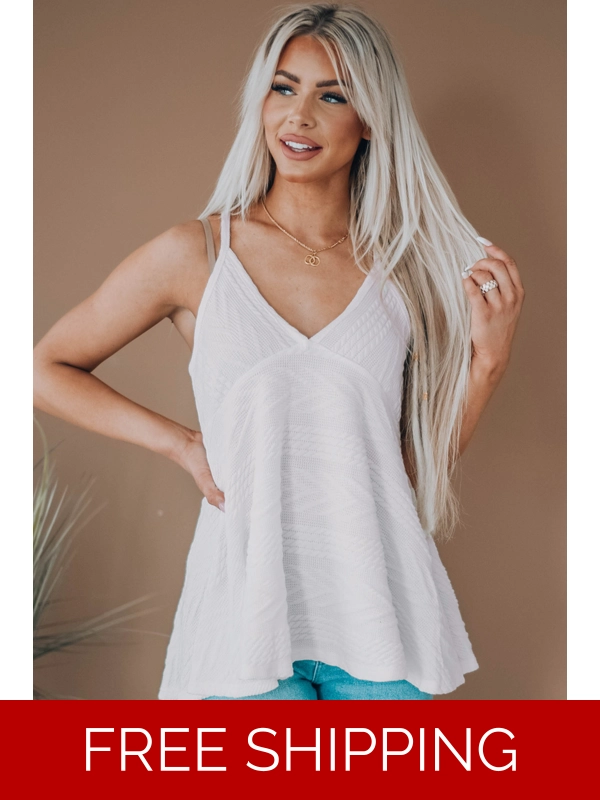Sleeveless Knitted Babydoll Top